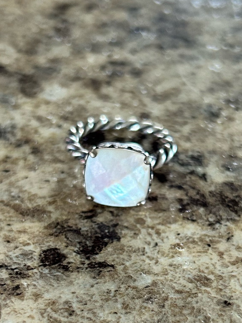 Pandora Mother of Pearl Ring
